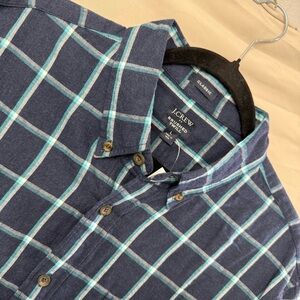 J.CREW Mens‎ Large Brushed Twill Classic Fit Long Sleeve Button Down Shirt NWT